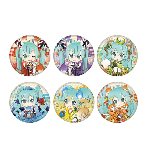 『初音ミク』百鬼夜行 缶バッジ BOX(6個入)